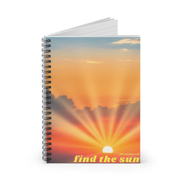 journal, “find the sun”