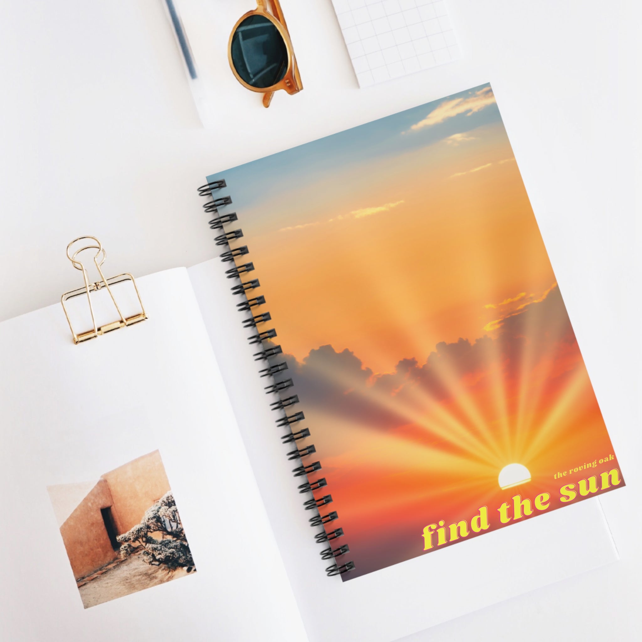 journal, “find the sun”