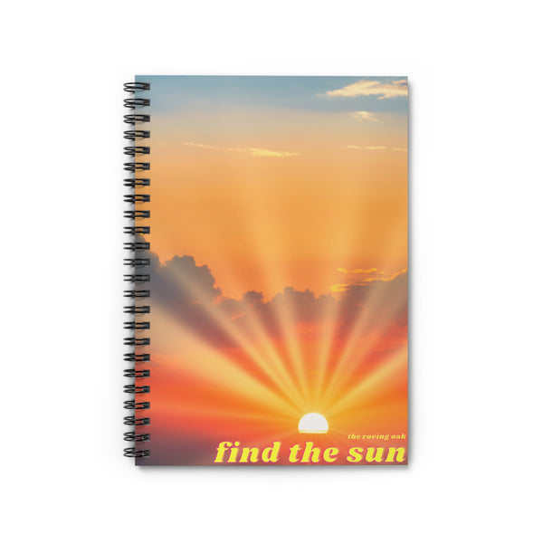 journal, “find the sun”