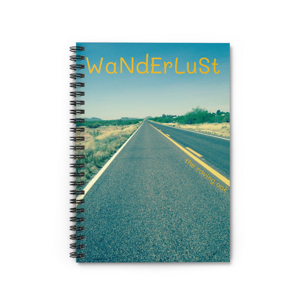 journal, arizona roadway, "wanderlust"