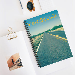 journal, arizona roadway, "wanderlust"